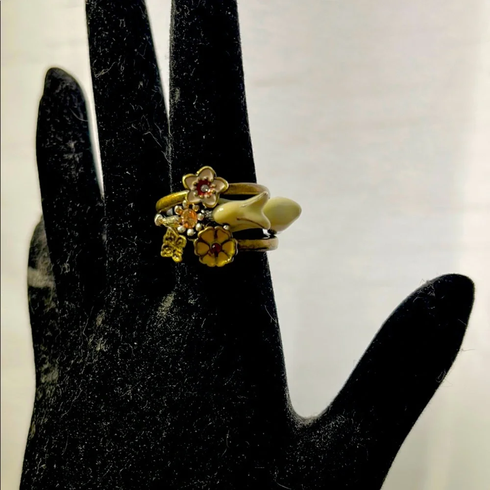 Spring Fling Rabbit stackable Ring Set - Picture 4 of 4